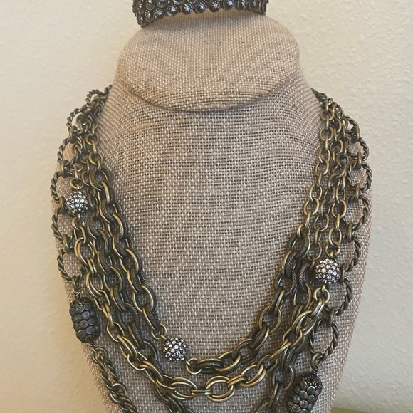 Chloe + Isabel multi-strand necklace and stretch bracelet - Picture 2 of 5